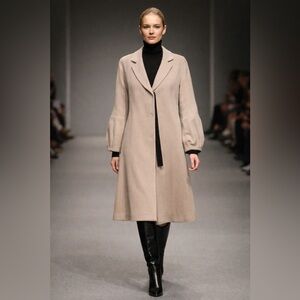 LIDA BADAY | Jacquard Tweed Overcoat - sz 10